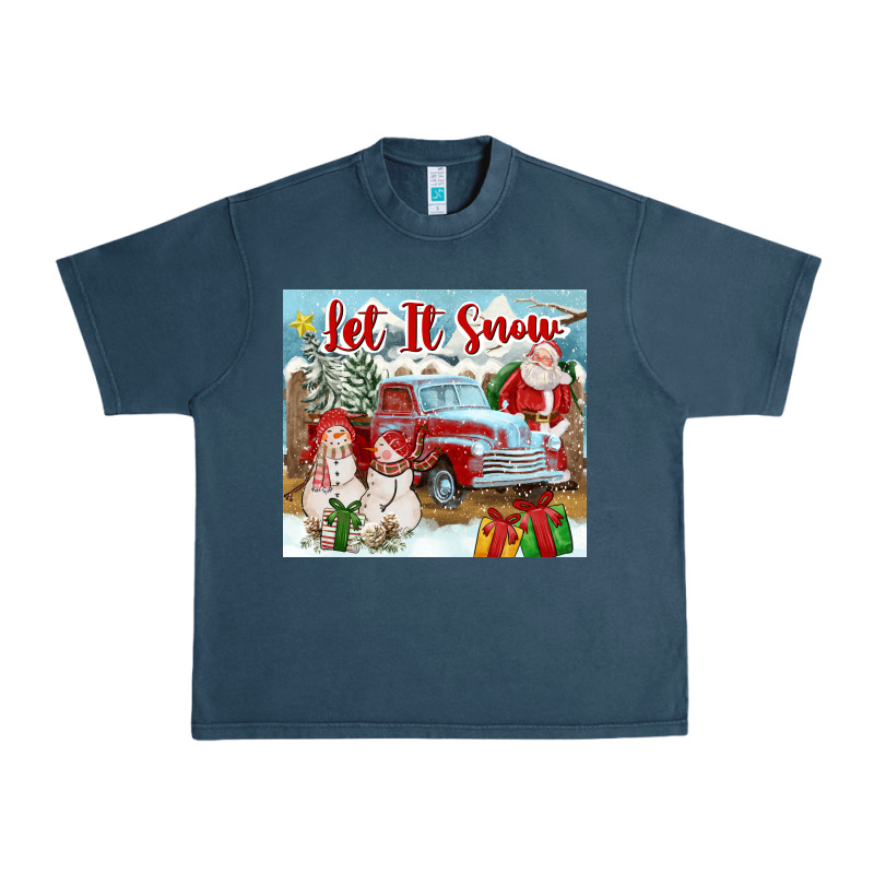 Let It Snow Tumbler Urban Heavy Tee by FaDigitalArtStudio | Teevron