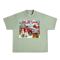 Oil Green Let It Snow Tumbler Urban Heavy Tee - FaDigitalArtStudio