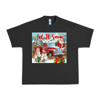 Pigment Black Let It Snow Tumbler Urban Heavy Tee - FaDigitalArtStudio