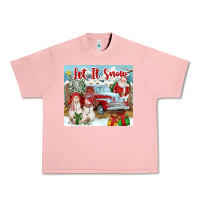 Salmon Let It Snow Tumbler Urban Heavy Tee - FaDigitalArtStudio