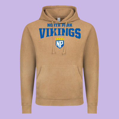 North Park University Vintage Hoodie Designed By Artisfamous