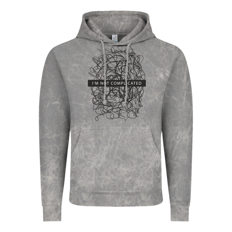 ı'm Not Complicated Vintage Hoodie by artisFamous | Teevron