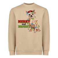 Mushroom merry and bright chihuahua Heavyweight Sweatshirt - RanaPortraitStore