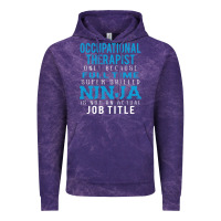Cloud Purple occupational therapist because ninja is not a job title Vintage Hoodie - DesigneFamous