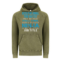 Vintage Olive occupational therapist because ninja is not a job title Vintage Hoodie - DesigneFamous