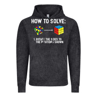 Vintage Black youth rubiks cube rotate the sides to the position shown cube Vintage Hoodie - DesigneFamous