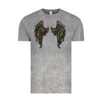 Cloud Rock leopard camouflage wings Vintage Tee - RanaPortraitStore