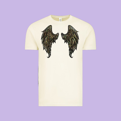 Leopard Camouflage Wings Vintage Tee Designed By Ranaportraitstore