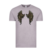 Vintage Zinc leopard camouflage wings Vintage Tee - RanaPortraitStore