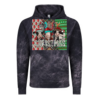 Cloud Black mooey Christmas Vintage Hoodie - CowhideDigitalArt