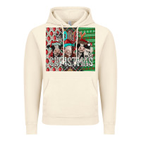 Vintage Artic mooey Christmas Vintage Hoodie - CowhideDigitalArt