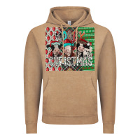 Vintage Coffee mooey Christmas Vintage Hoodie - CowhideDigitalArt