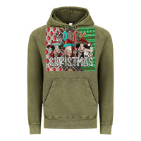 Vintage Olive mooey Christmas Vintage Hoodie - CowhideDigitalArt