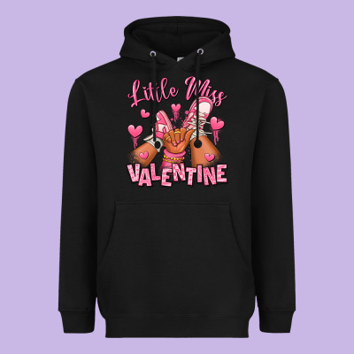 Little Miss Valentine Afro Kid Sneakers Heavyweight Hoodie Designed By Ranaportraitstore