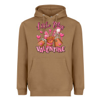 Toasted Coconut Little miss Valentine afro kid sneakers Heavyweight Hoodie - RanaPortraitStore