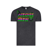 Vintage Black witches brew Vintage Tee - BundleAndBundleShop