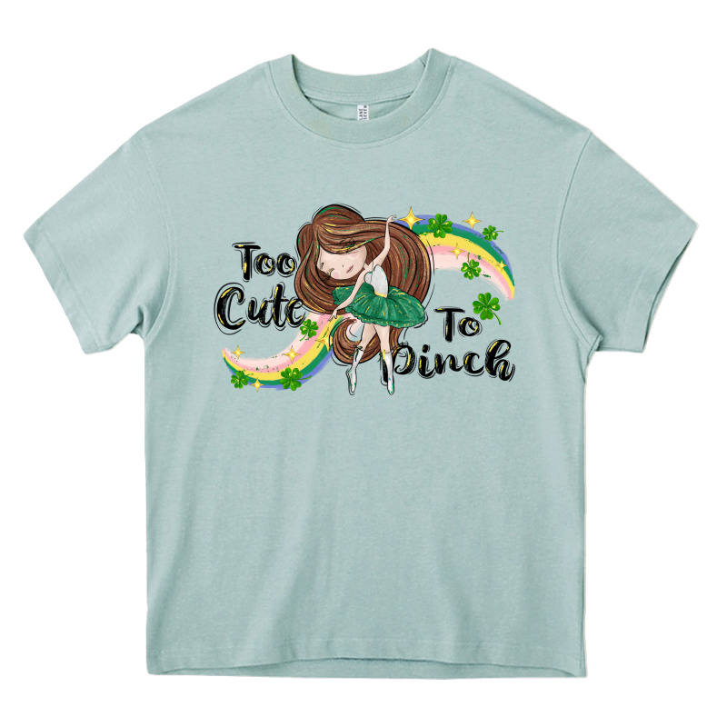 St. Patrick' Too Cute To Pinch Heavy Core Tee by CowGirlArtShop | Teevron