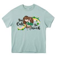 Arona St. Patrick' Too cute to pinch Heavy Core Tee - CowGirlArtShop