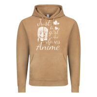 Vintage Camel just a girl who loves anime Vintage Hoodie - DesigneFamous