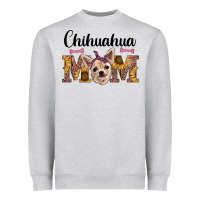 Heather Grey western chihuahua mom Heavyweight Sweatshirt - RanaPortraitStore