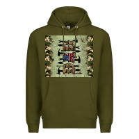 Army Green repair tools dad tumbler Premium Hoodie - Artiststas