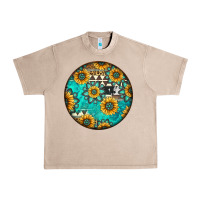 French Oak Round western pattern Urban Heavy Tee - Jasminsmagicworld