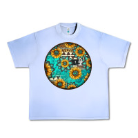 Grape Ice Round western pattern Urban Heavy Tee - Jasminsmagicworld