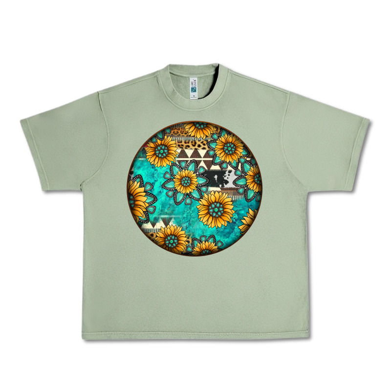 Round Western Pattern Urban Heavy Tee by Jasminsmagicworld | Teevron