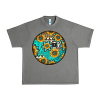 Tornado Round western pattern Urban Heavy Tee - Jasminsmagicworld