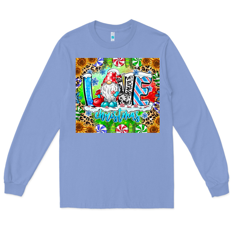 Love Christmas Gnome Long Sleeve Tee by CowhideDigitalArt | Teevron