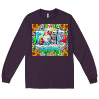 Plum Love Christmas gnome Long Sleeve Tee - CowhideDigitalArt