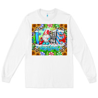 White Love Christmas gnome Long Sleeve Tee - CowhideDigitalArt