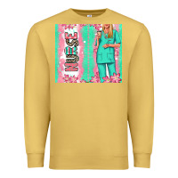 Antique Gold nurse  blonde woman Premium Sweatshirt - RanaPortraitStore
