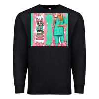 Black nurse  blonde woman Premium Sweatshirt - RanaPortraitStore