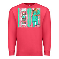Cardinal nurse  blonde woman Premium Sweatshirt - RanaPortraitStore