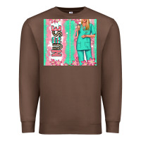 Chestnut nurse  blonde woman Premium Sweatshirt - RanaPortraitStore