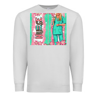 Dove Grey nurse  blonde woman Premium Sweatshirt - RanaPortraitStore