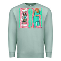 Seafoam nurse  blonde woman Premium Sweatshirt - RanaPortraitStore