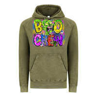 Vintage Olive boo crew Vintage Hoodie - CowhideDigitalArt