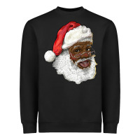 Black african american santa Heavyweight Sweatshirt - RanaPortraitStore