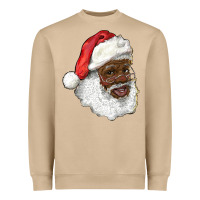 Mushroom african american santa Heavyweight Sweatshirt - RanaPortraitStore