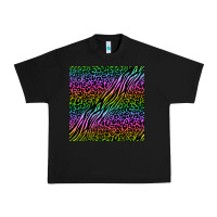 Black neon glitter safari seamless pattern Urban Heavy Tee - BundleAndBundleShop