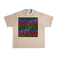 French Oak neon glitter safari seamless pattern Urban Heavy Tee - BundleAndBundleShop