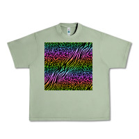 Oil Green neon glitter safari seamless pattern Urban Heavy Tee - BundleAndBundleShop
