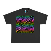 Pigment Black neon glitter safari seamless pattern Urban Heavy Tee - BundleAndBundleShop