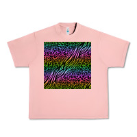 Salmon neon glitter safari seamless pattern Urban Heavy Tee - BundleAndBundleShop