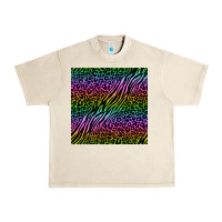 Sandshell neon glitter safari seamless pattern Urban Heavy Tee - BundleAndBundleShop