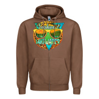 Chestnut sunshine & lakewater Zipper Hoodie - JahusDesignShop