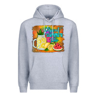 Heather Grey sweet summer time Premium Hoodie - Jasminsmagicworld