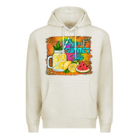 Oatmeal Heather sweet summer time Premium Hoodie - Jasminsmagicworld